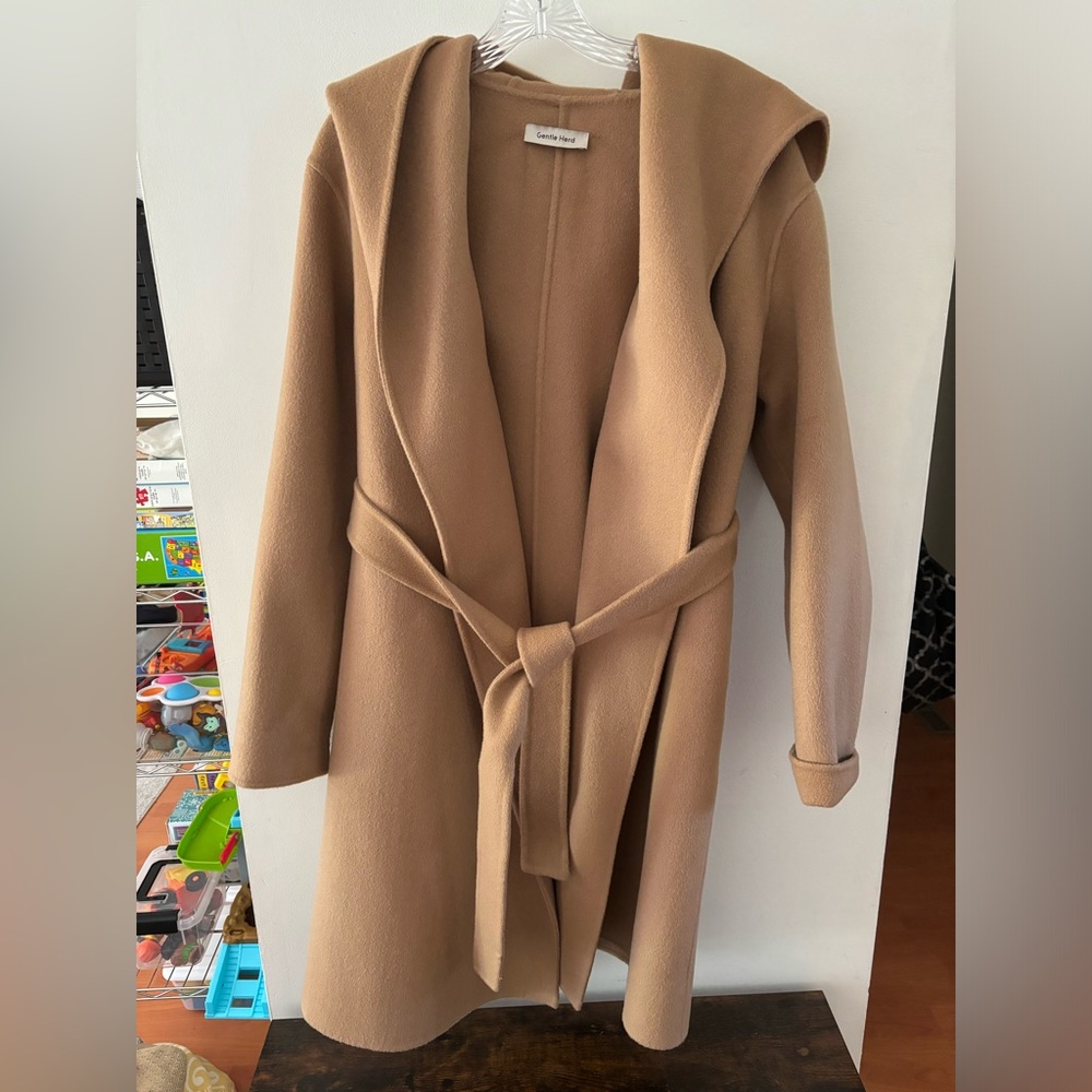 Gentle Herd camel coat